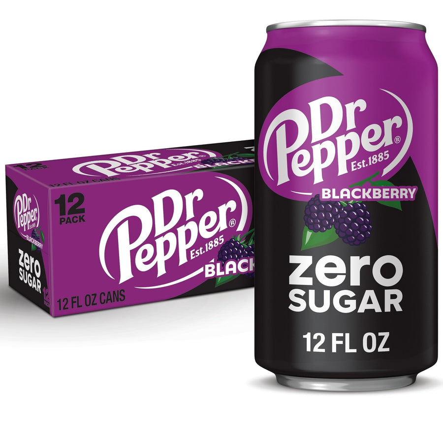 Dr Pepper Blackberry Zero Sugar Soda - Classic Set