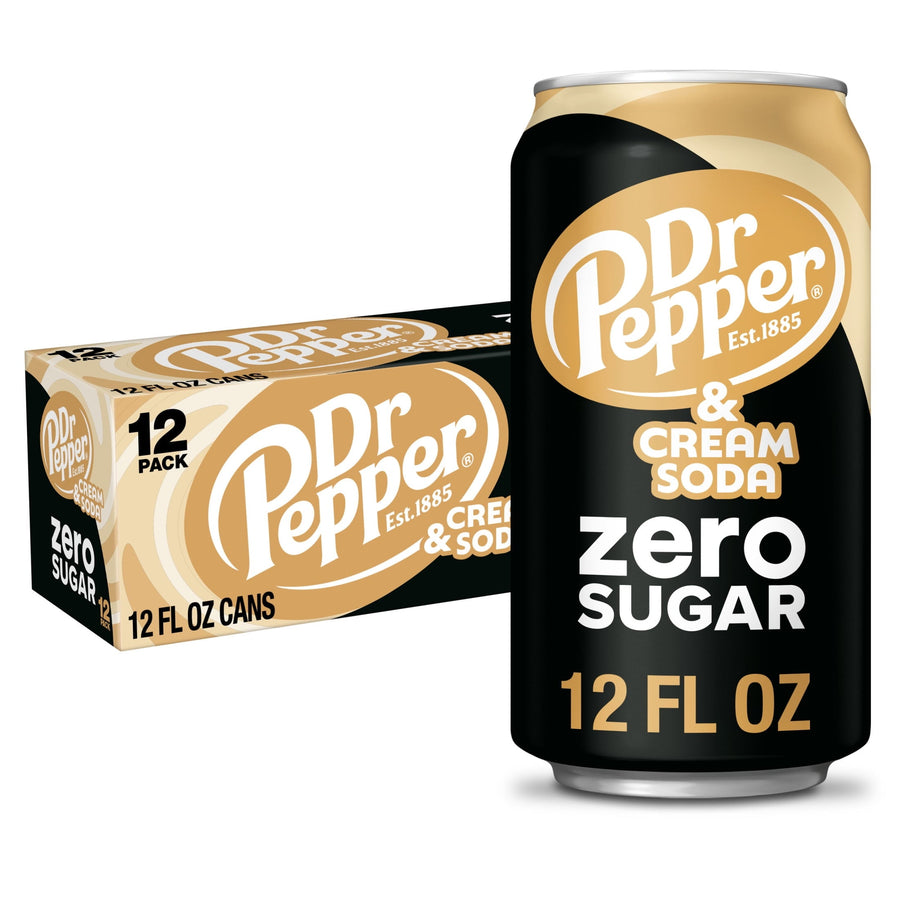 Dr Pepper & Cream Soda Zero Sugar - Premium Home Style